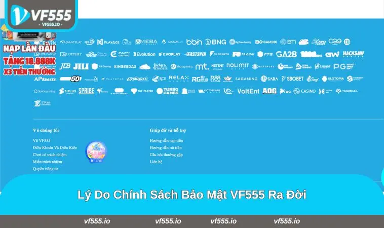 Tầm quan trọng của chính sách bảo mật tại VF555