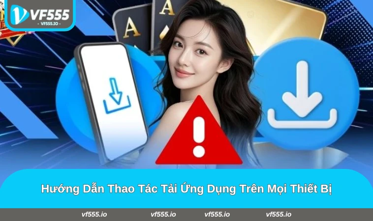 Hướng dẫn tải app của VF555 dành cho cả IOS và Android 